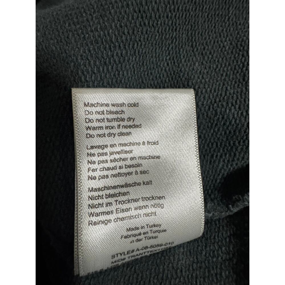 Anine Bing City Love Graphic Crewneck Sweatshirt, Charcoal Grey, Size S - Picture 6 of 7